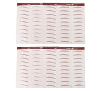 Vaguelly 8 Feuilles De Patchs Adhésifs Bioniques Pour Sourcils À Décoller Faux Sourcils Autocollants Pour Pour Modeler Les Temporaires Auto-Adhésifs Brun