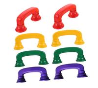 Vaguelly 8 Pièces Jouets Éducatifs Couleurs Téléphone Chuchoté Plastique pour Garçon Fille Améliore Les Compétences Motrices Reconnaissance des Couleurs pour Jouer à Intérieur Extérieur