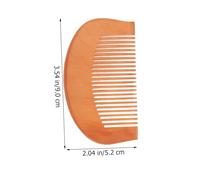 Vaguelly 8 pièces Peigne Bois Fin Petit Peigne Portable Démêlant pour Cheveux Épais Usage Domestique et Voyage