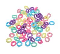 Vaguelly 80 Pièces porte- de cheval pour bouclé petits élastiques à cheveux clairs tresser bandes élastiques à cheveux pour enfants élastiques à cheveux pour bébés filles en tissu