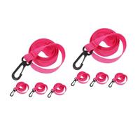 Vaguelly 8pièces Laisse De Sécurité Pour Garçon Fille Avec Boucle Léger Pour Promenade Des Tout-petits Anti-perte Pour Sorties Et Voyages