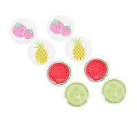 Vaguelly 8Pièces Masques De Refroidissement Pour Yeux Réutilisables Avec Styles Colorés Ananas Pastèque Fraise Kiwi Masques Oculaires Décoratifs Pour Détente