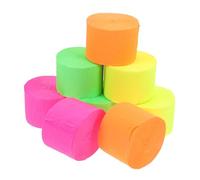 Vaguelly 8pièces Papier Crépon Coloré De Jaune Et Orange pour Décorations De Fêtes Anniversaires Et Mariages