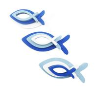 Vaguelly 9 pièces Ornements de Poissons Creux pour DIY Décorations Artisanales pour Maison et Fête