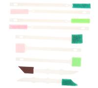 Vaguelly 9 Pièces Refroidissement Tourbillonne Décoration D'accessoire De Ventilateur Pliable Clip Sur Les Cravates Larme Épingle Clip Noir Sur La Cravate Trousses De Longes Mur Plastique