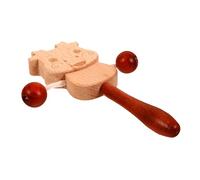 Vaguelly à Secouer en Bois Traditionnel pour Bébé, Musical Éducatif pour Motricité Fine, Instrument de Percussion Léger Adapté aux Garçon et Filles en Bas Âge, Présent Éveil