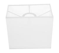 Vaguelly Abat-jour Rectangulaire Simple Tissu Résistant à Usure Remplacement pour Lampe de Maison Adapté pour Hôtel Bureau et Chambre Couleur Beige