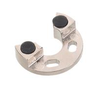 Vaguelly Accessoire pour Cor Français Demi-lune en Métal Argenté, Valve Rotative pour Instrument à Vent, Fonctionnement Fluide, pour Orchestres et Musiciens Avancés