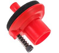 Vaguelly Accessoire pour Pédale de Batterie Patin en Feutre Rouge, Matériau Plastique et Feutre, Design Simple, Empêche les Collisions pour Cymbales de Tambour
