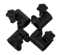 Vaguelly Adaptateur pour Pied D'éclairage Télescopique 4 Pièces 25 Mm vers 22 Mm avec Molette de Verrouillage, Système de Fixation Rapide Compatible Réflecteurs, Anneaux Lumineux