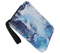 Vaguelly Album De Rangement pour Cartes De Jeu PU avec Zip Étui De Collection De Cartes Sportives Et Anime Capacité Cases Motif Licorne pour Amateurs De Jeux