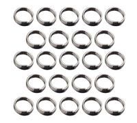 Vaguelly Anneaux de Vol Offrant Stabilité Fiable pour Joueurs en de en Alliage de Zinc Argenté 100 Pièces Accessoires Indispensables en de pour Fléchettes