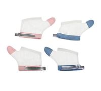 Vaguelly Anti Pouce Bebe Arret De Succion 6 Paires Anti-manger à Nouveau-né Moufle De Dentition Pour Bébé Moufle De Dentition Bébé De Dentition Bébé Succion Du Pouce Nourrisson Blanche Nylon