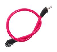 Vaguelly Antivol de Vélo à Code en Acier Robuste, Câble Antivol Résistant, Couleur Rose, Cadenas à Chaîne Professionnel, Sécurisé pour Vélo et Trottinette, pour Cyclisme en Extérieur