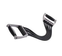 Vaguelly Appareil de Musculation pour Poitrine et Bras Résistance Élastique Réglable 30-150 Lbs Corde en Latex Solide 48 CM Poignée Antidérapante pour Entraînement Fitness Intérieur