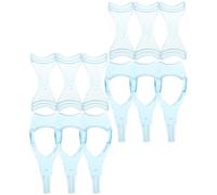 Vaguelly Applicateur de Mascara et Recourbe-cils 12 Pièces, Cartes de Protection pour Mascara et Eyeliner, Outil D’aide Maquillage pour Cils, Accessoires Légers et Couleur Aléatoire