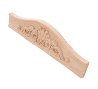 Vaguelly Applique Bois Sculpté Fronton Décoratif pour Armoires Applique De Meubles Bois Soi-même Style Européen Relief