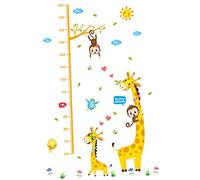 Vaguelly Autocollant De Hauteur Pour Garçon Fille Sticker Mural Amusant Et Décoratif Pour Chambre Garçon Fille Facile à Poser Et Réutilisable Avec Personnages De Dessins Animés