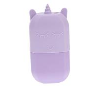 Vaguelly Bac à Glaçons Licorne Rouleau De Cou De Glace Couvercle Refroidissement Rouleau D'or Crème Hydratante Rouleau à Face Froide Rouleau à Glace Violet Silicone De Qualité Alimentaire