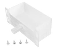 Vaguelly Bac de Récupération pour Climatiseur Extérieur Plateau Résistant Installation Rapide Plateau Égouttement Pratique Compatible