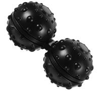 Vaguelly Balle de Massage aux Cacahuètes en Silicone Noir pour Corps Sensation de Toucher Confortable et Mobilisation des Articulations, Design Délicat pour Détente Musculaire