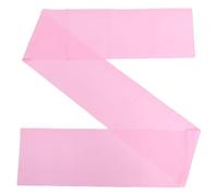Vaguelly Bande de Résistance Élastique pour Exercices de Musculation et Yoga TPE Solide Couleur Rose 1500X150X035Mm pour Fitness Pilates et Étirements
