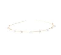 Vaguelly Bandeau De Perles De Mariée Accessoire De Cheveux Pour Femmes Tiare Fierté Accessoires Femmes Accessoires De Cheveux Des Filles Invité Bandeau En Épingle à Cheveux Alliage Golden