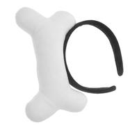 Vaguelly Bandeau Halloween Os Peluche Doux Accessoire pour Fête et Carnaval Headband Adulte et Décoration de Cheveux Confortable et Amusante