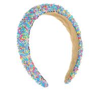 Vaguelly Bandeau Large Rembourré Accessoire de Mode Coloré pour Coiffure Maquillage et Lavage Visage Confort Optimal et Élégance Fête