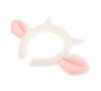 Vaguelly Bandeau Oreilles D'agneau En Peluche Doux Taille Unique Bandeau Cornes Mouton Accessoire Cheveux Femme Cosplay Fête