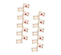 Vaguelly Bannière Décorative Sorcier Halloween en Papier 10 Enveloppes Vierges DIY 2 Ficelles Guirlandes d'Anniversaire Garçon et Filles pour Fête et Décoration Intérieure