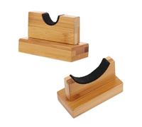 Vaguelly Base de Soutien aux Chauves-Souris Support de Batte de Baseball en Bois Massif Horizontal 1 Pair pour garçons Et Filles Gain de Place pour Store