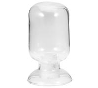 Vaguelly Bocal à en Verre Transparent Cloche Décorative Support Pratique Design Chic pour Mariage Décoration de Maison Bouteille d' Multifonctionnelle