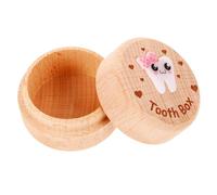 Vaguelly Boîte à Dents de Fée Bois pour Garçon Fille Boîte à Souvenirs de Dents de Lait Coffret Féerique de Rangement