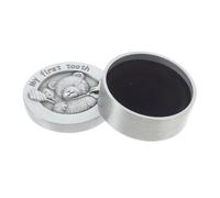 Vaguelly Boîte à Dents Métal Pour Dents De Lait Boîte à Souvenirs Ronde Étanche Pour Conservation