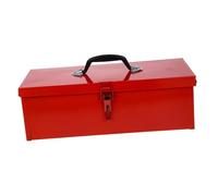 Vaguelly Boîte à Outils Métallique Portable Robuste Capacité Spacieuse et Résistance Aux Chocs Mallette de Rangement Pratique pour Usage Domestique