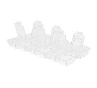 Vaguelly Boîte Commerce Envelopper Pliable Bibliothèques Outil Banquier Pont Caisse Autocollant Panier De Rangement Noir Lionceau Lumière Osier Unité Acrylique Transparent