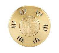 Vaguelly Boîte de Moxibustion en Cuivre Portable Contrôle de Température Réglable pour Soulager la Fatigue Physique Pendant le Sommeil Travail Chez les Personnes Âgées Style