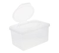 Vaguelly Boîte De Rangement Pour Lingettes Humides Plastique Avec Couvercle Distributeur Portable Pour Maison Organisateur De Serviettes Et Tissus Pour Bureau Et Salle De Bain