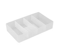 Vaguelly Boîte De Rangement Pour Maquillage Plastique Tiroir Pour Cosmétiques Organisateur De Bureau Conteneur Pour Bijoux Et Ongles Avec Compartiment Amovible