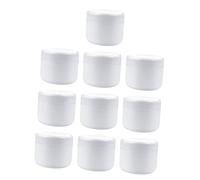 Vaguelly Boîtes De 10 Pièces Bouteilles De Lotion Cosmétique Mini Bouteille De Crème Pour Le Visage Contenants De Voyage Pour Crèmes Contenants Cosmétiques De Voyage Conteneurs Blanche Pp