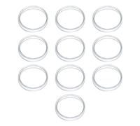 Vaguelly Boîtes de Pétri en Verre Borosilicaté Transparent Résistant la Chaleur Lot de 10 pour Culture et Analyse Biologique en Laboratoire