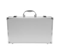 Vaguelly Boîtier de Rangement Aluminium pour Microphones sans Fil Mallette Rigide Anti-chocs avec Intérieur Doux Poignée Portable pour Microphones Protection Renforcée pour Événements