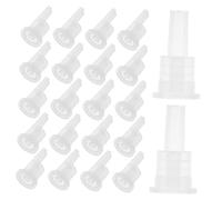 Vaguelly Bouchons Compte-gouttes Intérieur 200 Pièces 18 Dents En Plastique Étanches Pour Flacons D’huiles Essentielles 5-100 Ml Usage Aromathérapie Dosage Précis