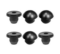 Vaguelly Bouchons D'huile Hydraulique Haute Étanchéité Caoutchouc Noir 6pcs Portable pour Cric Hydraulique Tête Plate et Ronde pour Réparation de Cric de Plancher