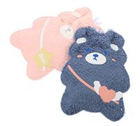 Vaguelly Bouillotte à Eau Chaude 2Pcs Chauffe-Mains Cartoon Ours Paquet Chauffant Réutilisable Housse en Flanelle pour L'Hiver pour Garçon et Filles et Adultes Détente et Confort