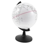 Vaguelly Bricolage Coloriage Graffiti Globe Vierge Artisanat De Globe Décoratif Modèle De Inachevé De Peinture Vierge pour Enfants Faire Tourner Antique PVC Vide