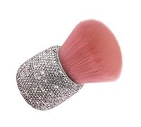 Vaguelly brosse à champignons pinceau poudre minérale rétractable mélange spore brosses brosse champignon brosse douce brosse à blush brosse à strass brosse à ongles plumeau Plastique rose