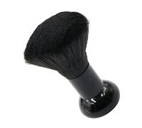 Vaguelly Brosse à Cheveux Noire Portable Pour Cou Nettoyant Cheveux Et Poussières Fibre Douce Et Manche Plastique Outil Coiffure Professionnel Pour Salon Et Barbier