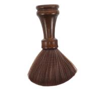 Vaguelly Brosse Balayage Cheveux Professionnelle à Poils Doux avec Manche Bois Ergonomique Brosse de Nettoyage Salon pour Coiffeurs et Barbiers Plumeau Cou Nettoyant Cheveux Petits Résidus